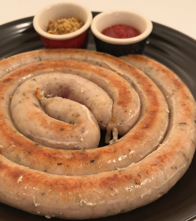 ブラートヴルストシュネッケ（くるくるソーセージ）